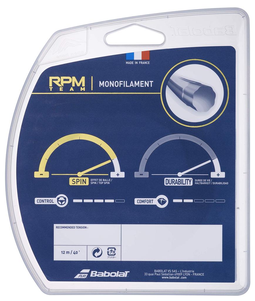 BabolaT [RPM TEAM125130 BA241108] Tennis strings for hard courts
