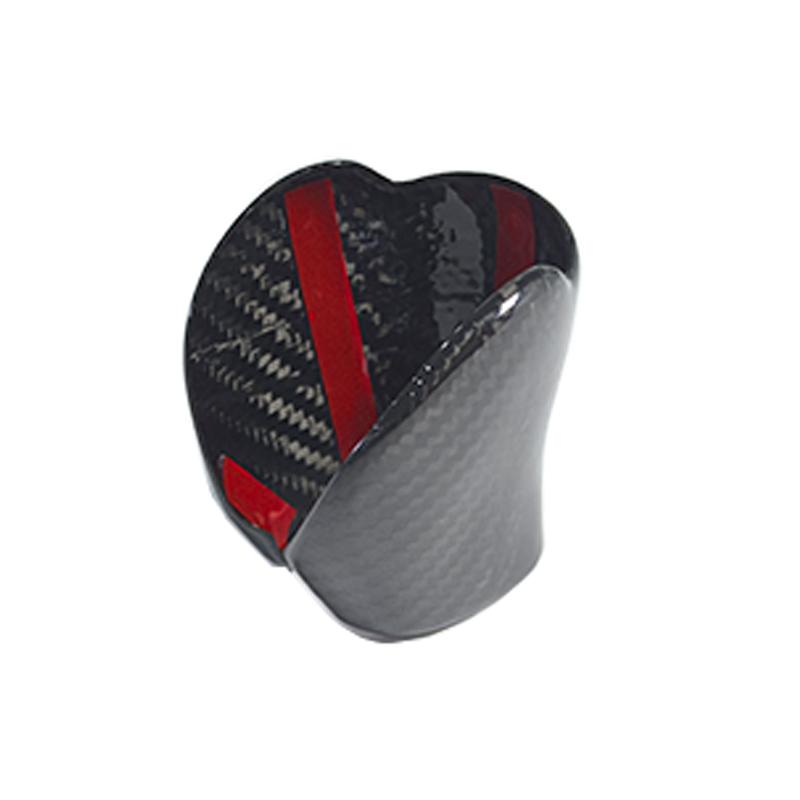 For Nissan GTR R35 2008-2016 Real Carbon Fiber Car Gear Shifter Head Cover Shift Handle Decorate Car Interior Accessories