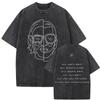 Washed Vintage Rap Band PNL Tour  Tshirts Famous Le Monde Chico Album Tshirt Men Women Hip Hop Fashion Oversized T Shirts