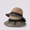 Versatile Style Hat Straw Woven Sweet Lace Female Sunshade Fisherman Hatscaps