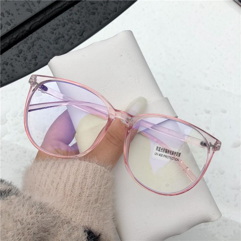 Fashion Anti-Blue Light Glasses For Men Women Vintage Retro Finished Myopia Glasses Unisex Clear Lens Near Sight Eyeglasses