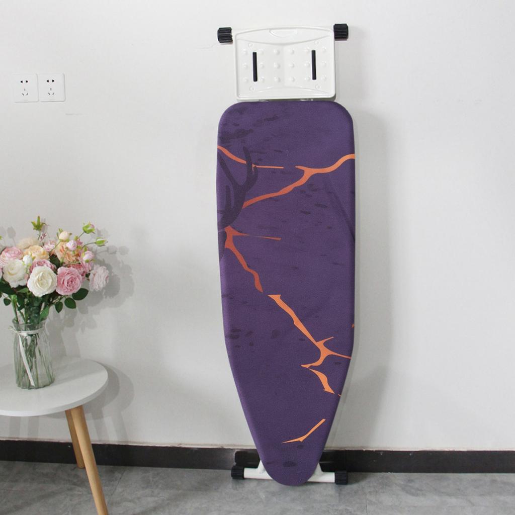 ABBY-140X49cm Fabric Marbling Ironing Board Cover Protective Press Iron Folding For Ironing Cloth Guard Protect Delicate Garment