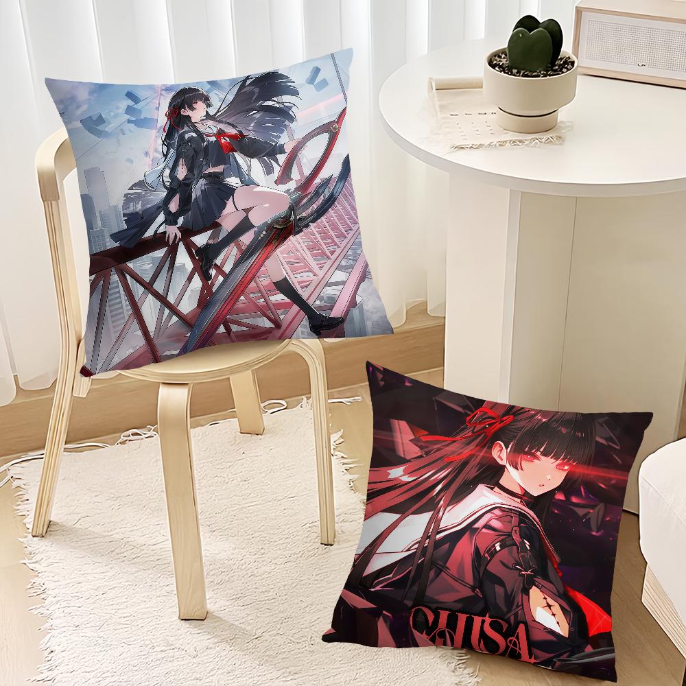 CHISA Wuthering Waves cushion cover Best Home Office Coffee Pillow Sofa Printing Decoration Room Shop Car Nordic Simplicity Hit