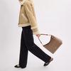 Coach Laurel 31 Detachable Shoulder Strap Zipper Closure Tote Bag Women Tote Bag Maple CV975-IMXHE