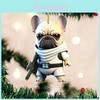 Acrylic Creative Cute Dog Pendant Car Decoration Stylish Keychain Accessory For Bags