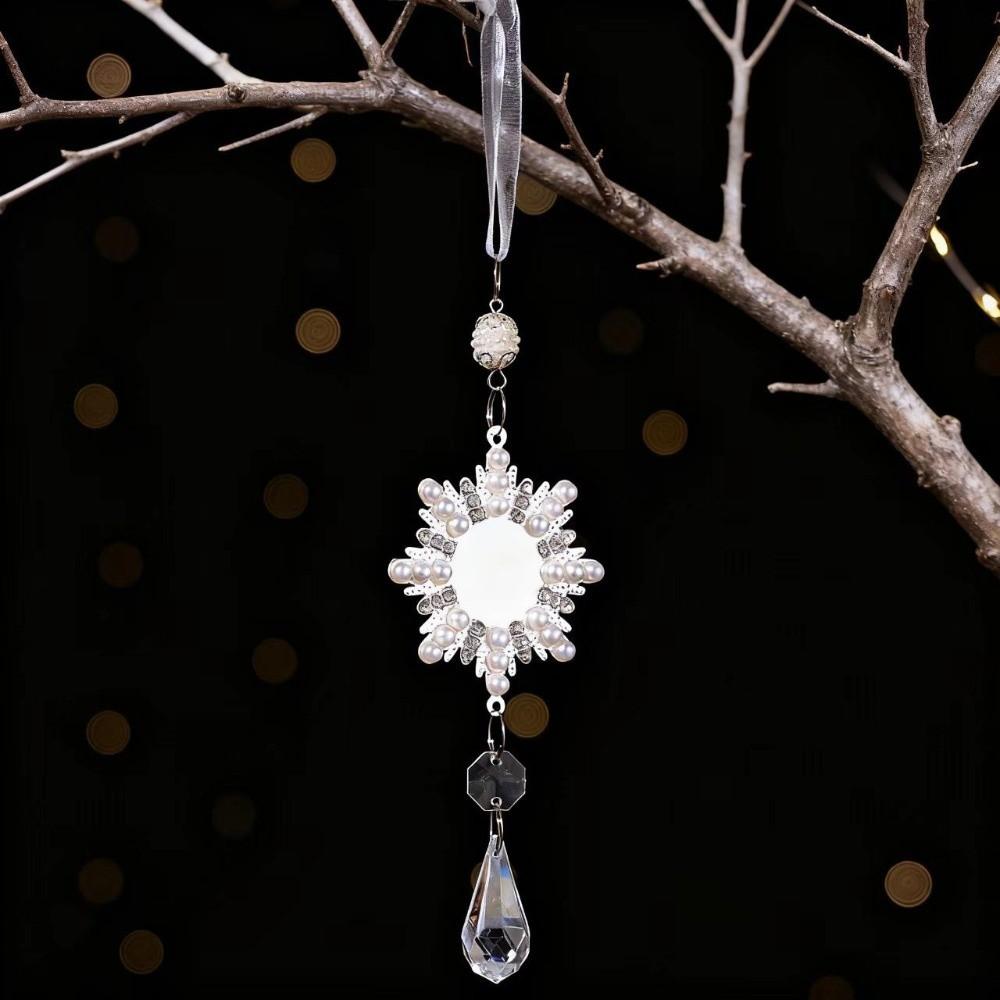 1pc Decorative Crystal Pendants Christmas Tree Ornaments Window Decoration