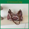 Modische Vintage Ethnische Damen Schultertasche Weiche Baumwolle Leinen Mittel