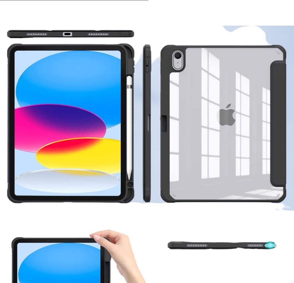 Clear Pencil Case for Apple iPad 10.9 10 GEN 2022 / iPad 11 A16 11GEN 2025