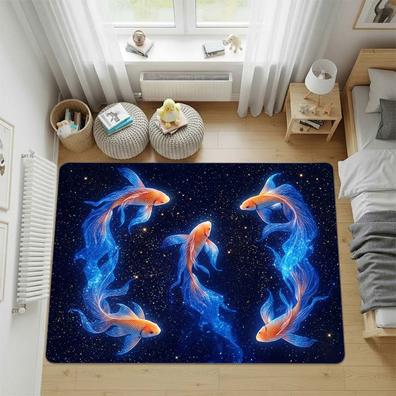 

Manta Ray Cartoon Movie Rug, Bedroom Rug, Doormat,Living Room Rug, Bedside Carpet, Computer Chair Mat, Birthday Christmas Gift. 60x90cm