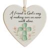 Sea Glass Art Friendship Ornament Handmade Sea Glass Christmas Tree Ornament TRUE Friends Are