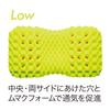 [Campaign Eligible] [Includes Original Sticky Note] Nishikawa Air 3D Pillow. Features a Special 3D Structure for a Deeper Sleep. Low, Gray. Features
