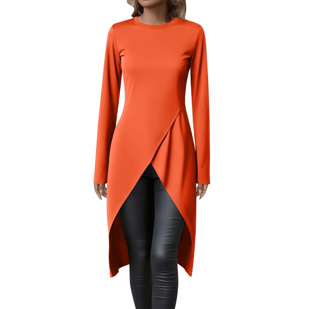 Women's Casual Long Artistic Retro Long Sleeve Sweater Top