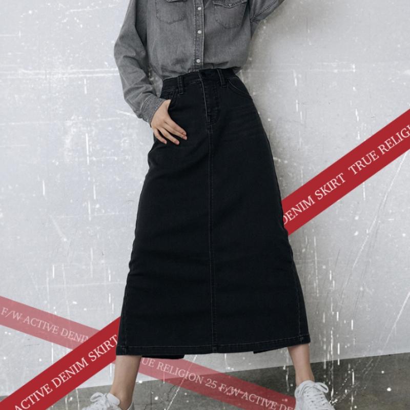 True Religion Women Active Denim Skirt 25fw