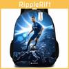 Cr7 Cartoon School Backpack Oxford Fabric Breathable Lightweight For Elementary Students Classroom