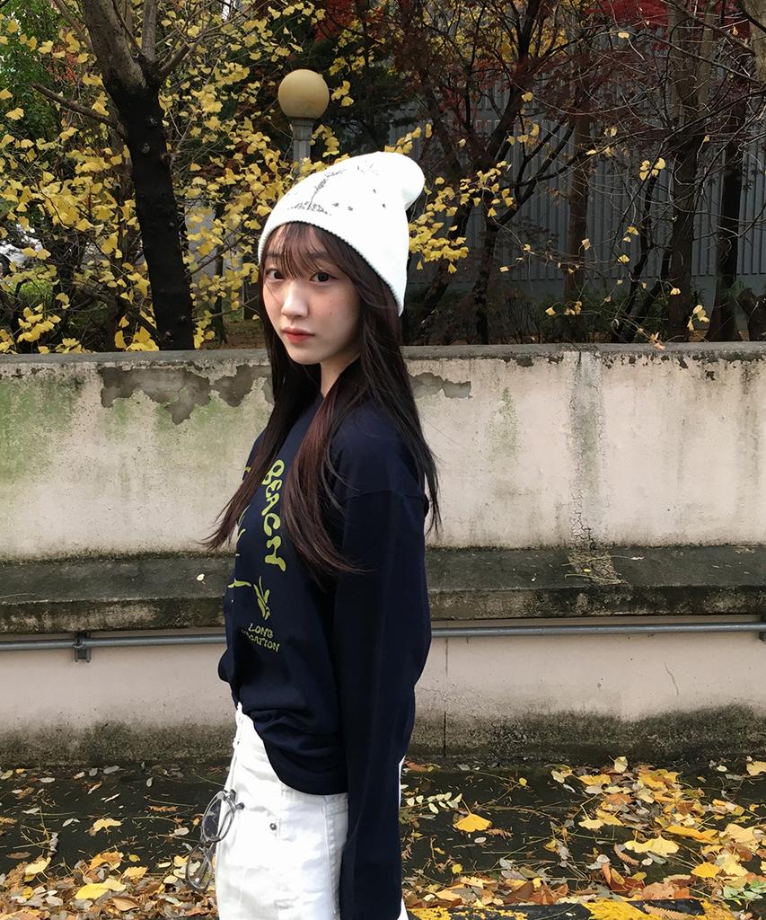 Koso Beach Artwork Long Sleeve (Navy)