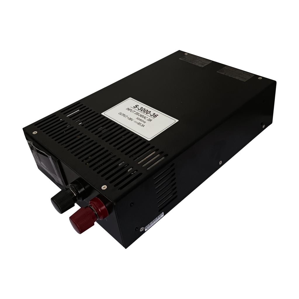 1000W 1500W 2000W 3000W High Power Switching Power Supply 220V to 12V 24V 36V 48V AC Supply Adjustable With Display Transformer