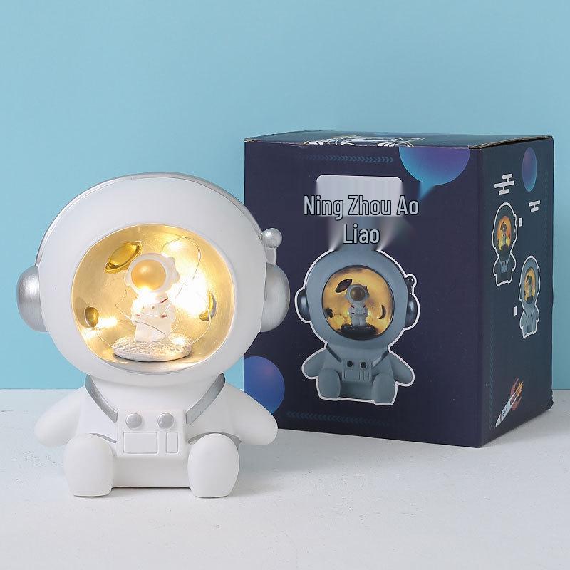 Astronaut Night Light Piggy Bank - Graduation & Birthday Gift for Boys