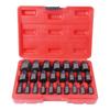 25Pcs Easy Out Bolt Extractor Set Multi-Spline Screw Remover Set  Removing Stripped