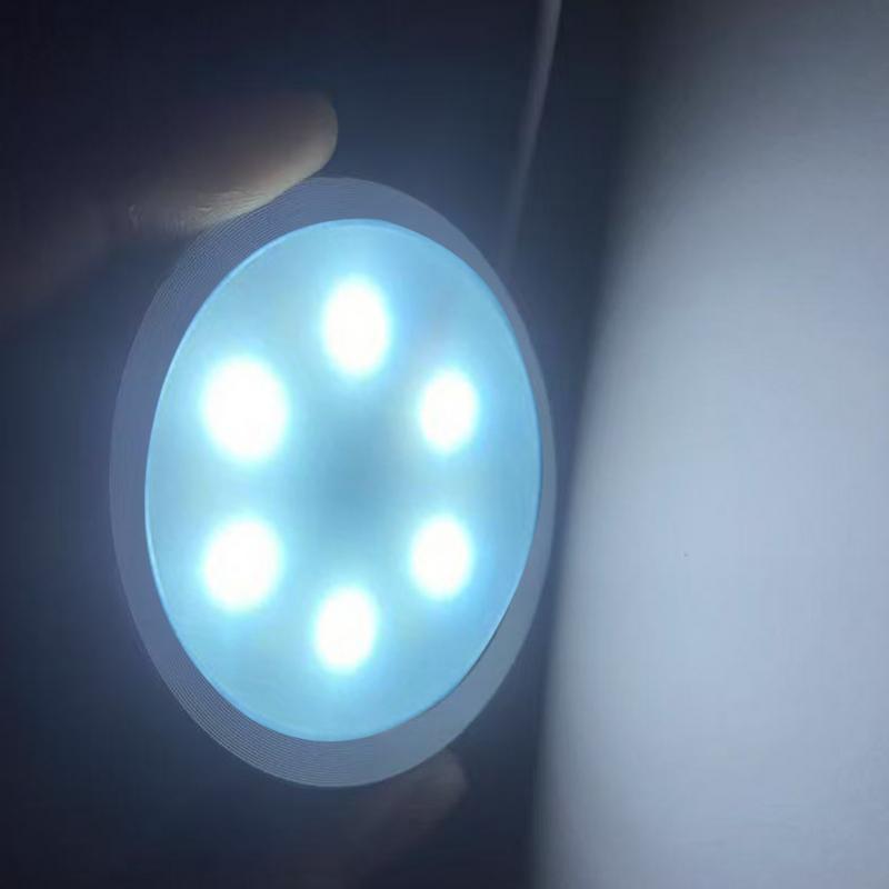 Dimmable Under Cabinet Lights Round 5V LED Ultra-thin USB 3D Printer Light 3D Printer Lamp 60mm Ultra-thin For RV Furnitures
