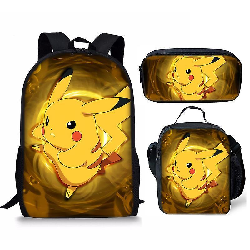 Primary And Secondary School Students Schoolbag Cartoon Backpack Breathable And Wear-Resistant Children'S Backpack Satchel Pencil Bag Set