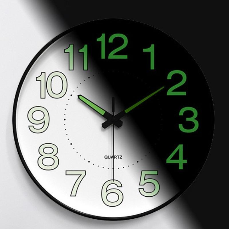 Luminous Wall Clock Silent Clocks Living Room Modern Luxury Large Quartz Watch Bedroom Creative Mechanical Watches Accessories