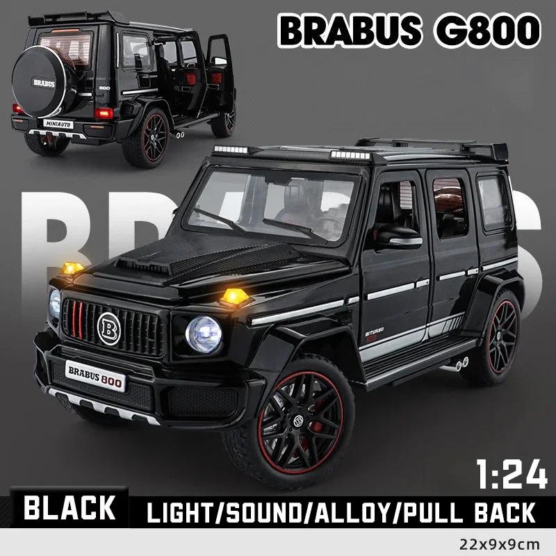 1:24 G800 High Simulation Diecast Metal Alloy Model car Sound Light Pull Back Collection Kids Toy Gift