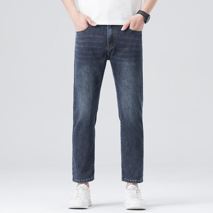 Men's Light Business Jeans Straight Loose Spring and Summer New Style