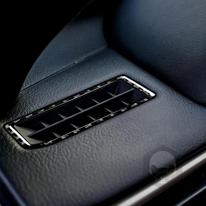 Carbon Fiber Car Accessories Dashboard Air Vent Outlet Modified Interior Cover Sticker Trim For Lexus IS250 IS350 300H 2013-