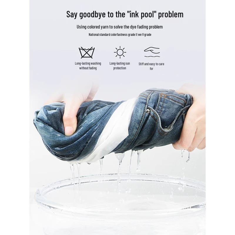 Women's High Waist Wide Leg Jeans - 2025 Spring/Autumn Retro Slim Fit Straight Leg Pants