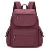Sac à dos de couleur unie Léger Grande capacité pour unisexe