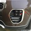 Car Front Fog Light Lamp Frame Decorative Sequ Cover Trim Fit For KIA Sportage 2016 2017 2018 ABS Chrome Accessories Exterior