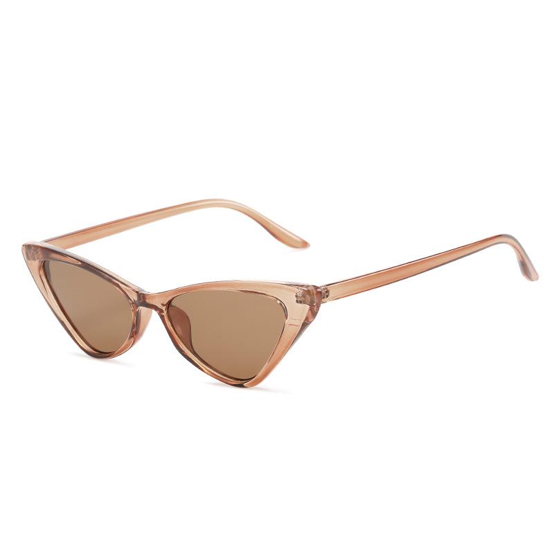 Cat'S Eye Pointed Sunglasses Trendy Small Frame Sunglasses Triangular Glasses