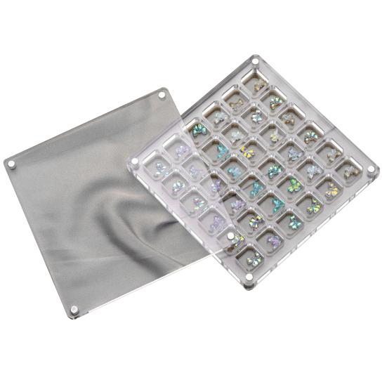 

Акриловая Магнитная Коробка Для Показа Ракушек 36/64 Сетки Квадратные Маленькие Поделки Натуральный Камень Дизайн Ногтей Бусина Шарм Ювелирный Шоу Организатор Контейнер Чехол A