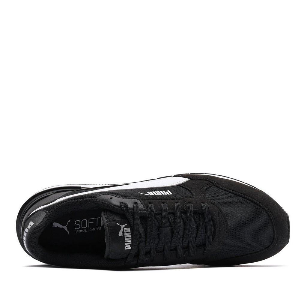 Puma ST Runner V4 Mesh Unisex Schwarz Weiß Silber 399666-01