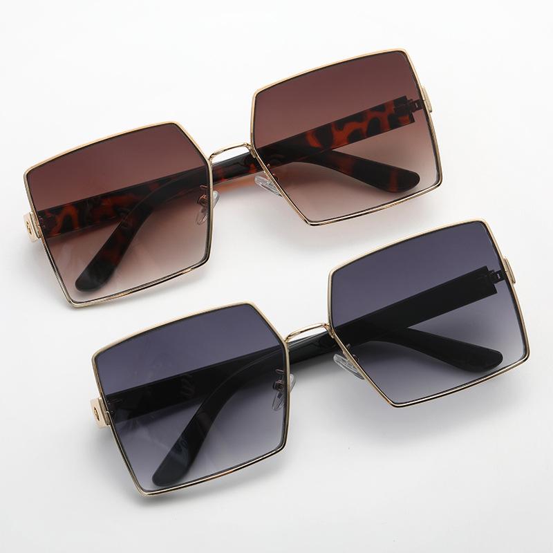 New European and American sunglasses women's personalized square fashion goggles ins sunglasses women's sunshades S
