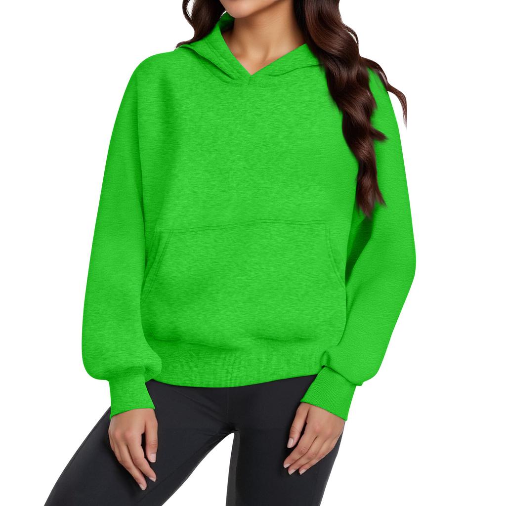Women's Hoodies Fashion Oversized Hooded Fleece Sweatshirt Casual Long Sleeve Pullover Winter Clothing
