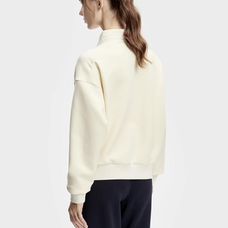 New FILA Sweatshirts Women's Ivory A11W413209F-IV