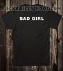Novelty T Shirt Tee Biker Chopper Motorcycle 100% Cotton Bad Girl Unisex T-Shirt