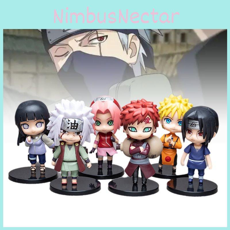 Collectible 9.5cm Naruto Pvc Figures Including Naruto Hinata Jiraiya And Gaara Characters