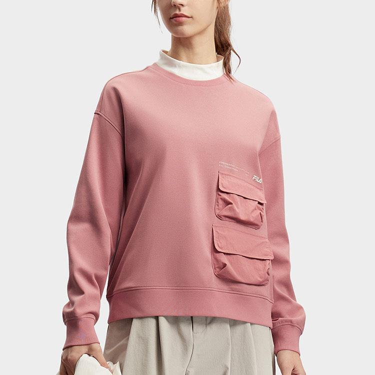 New FILA Sweatshirt Women's Foam Pink A11W417204F-PK