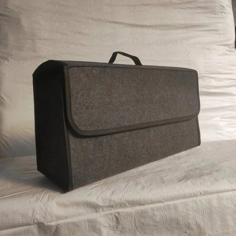 Multi Function Car Trunk Organizer Foldable Felt Storage Bag with Sorting Box Handheld Tools Kit for Car Accessories