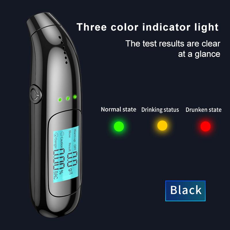 Alcohol Tester with LED Digital Display Alcoholmeter Alcohol Tester Accuracy Breathalyzer Diagnostic Tool