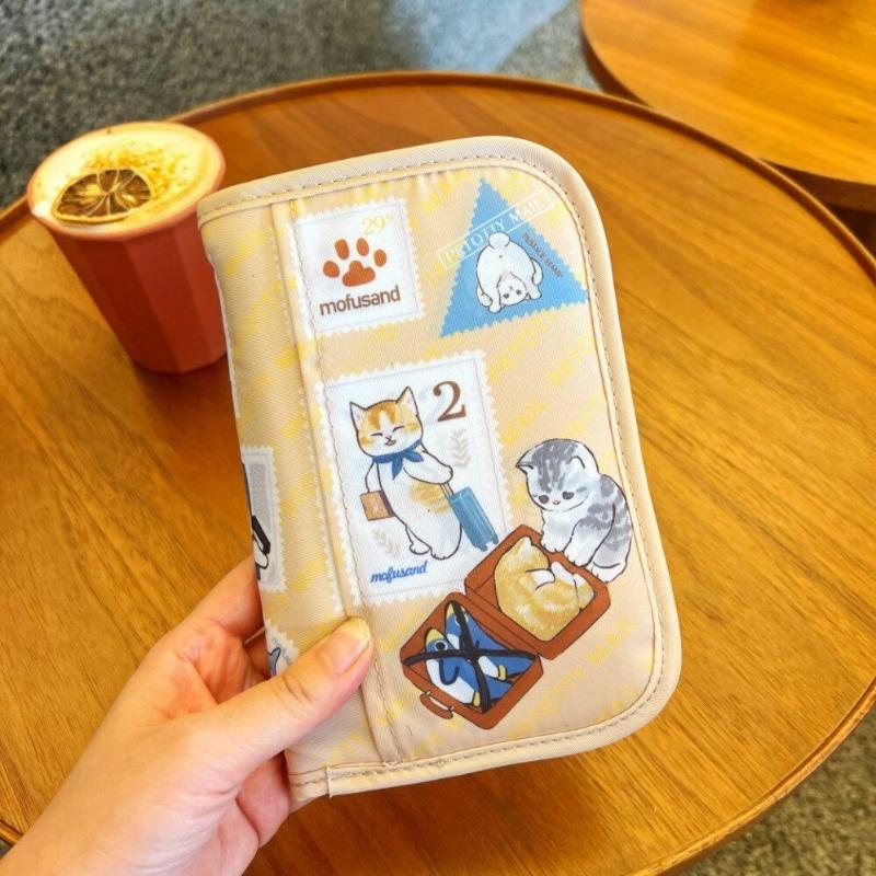 1Pcs Personalized Id Card Holder Cartoon Printing Travel Passport Bag Id Card Holder Cash Ticket Organizer Id Bag