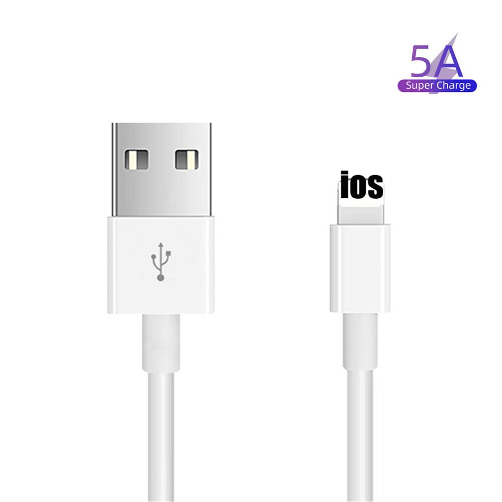 5A Usb Fast Charging Cable Compatible For Iphone 13 12 11 Pro Max Xr X Xs 8 7 Plus Se