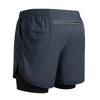 Men's Quick-Dry 2-in-1 Running Sports Shorts with Anti-Exposure Liner