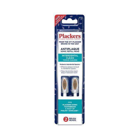 Choose One of Three Plackers Sonic Toothbrush Heads (Premium Clean, Interdental Clean, Gum Protection)