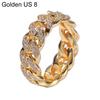 Twisted Ring Creative Cubic Jewelry Ring Finger Zirconia Ring for Gift
