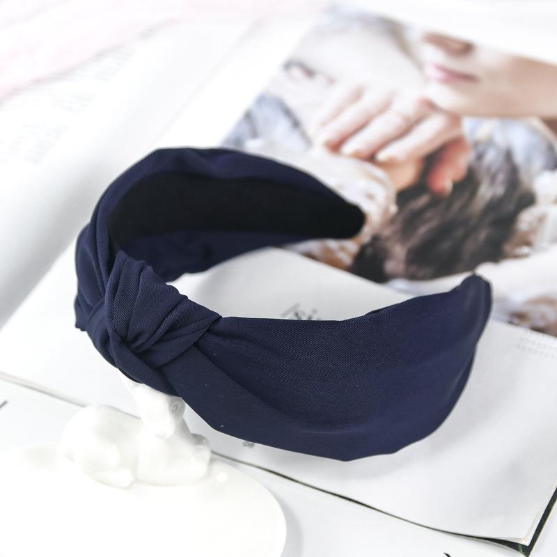 Wide Fabric Knotted Hair Headband