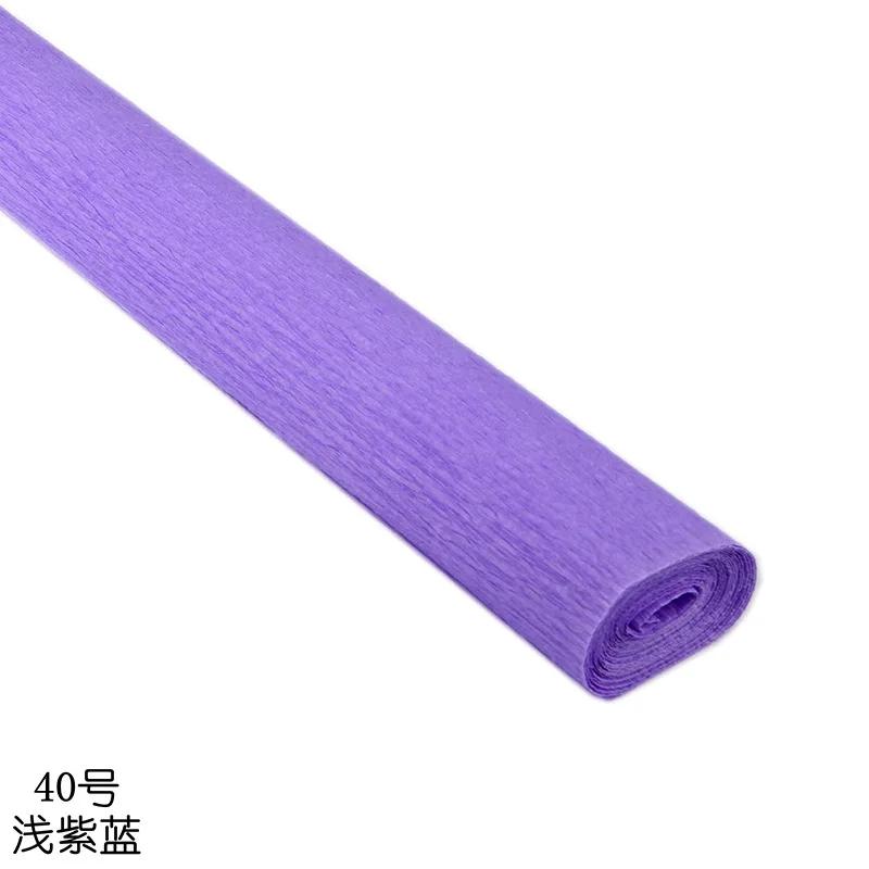 Colorful Handmade Crepe Paper DIY Material Rose Telescopic Curling Paper for Home Student Party Decoration