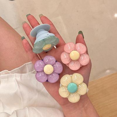 Foldable Telescopic Flower Airbag Phone Holder for Apple, Huawei, Xiaomi
